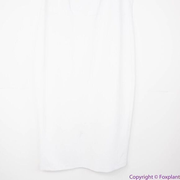 NEW Eloquii white Twisted Shoulder Sheath Dress, 24 - Picture 4 of 12